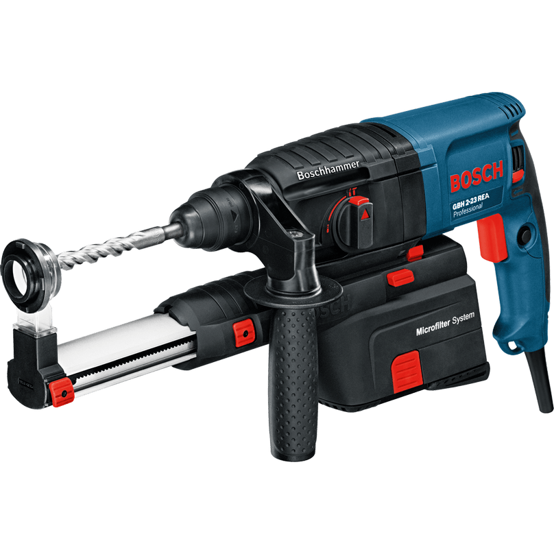 Bosch GBH 2-23 REA SDS-Plus Rotary Hammer With Dust Extraction - Goldpeak Tools PH Bosch Bosch GBH 2-23 REA SDS-Plus Rotary Hammer With Dust Extraction - Goldpeak Tools PH Bosch